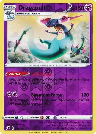 Dragapult Reverse Holo 091 Normal