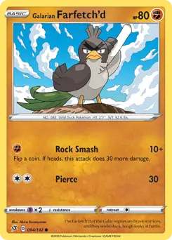 Galarian Farfetch'd 094 Normal