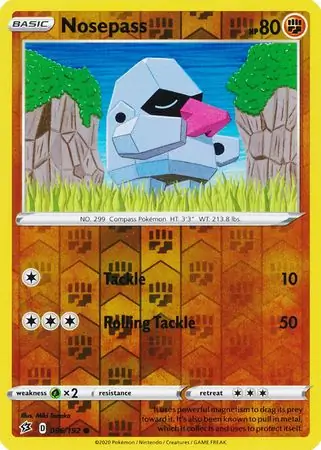 Nosepass Reverse Holo 096 Normal