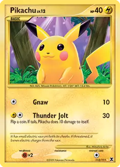 Pikachu Secret 112