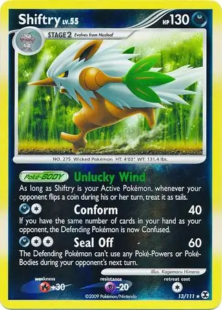 Shiftry Reverse Holo 13