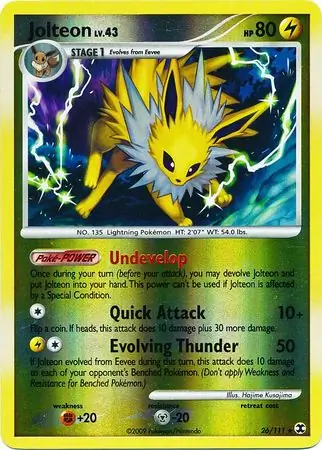 Jolteon Reverse Holo 26 Normal