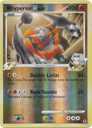 Rhyperior E4 Reverse Holo 32 Normal