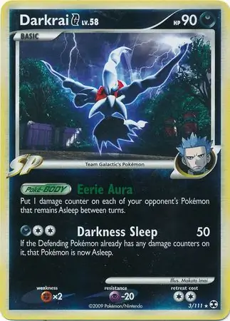 Darkrai G Reverse Holo 3 Normal