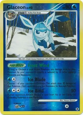 Glaceon Reverse Holo 41 Normal