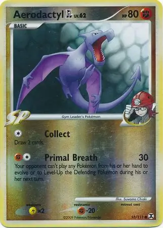 Aerodactyl GL Reverse Holo 55 Normal