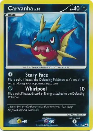 Carvanha Reverse Holo 58