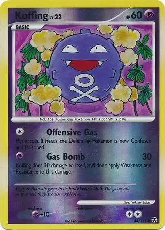 Koffing Reverse Holo 68 Normal