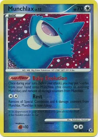 Munchlax Reverse Holo 69
