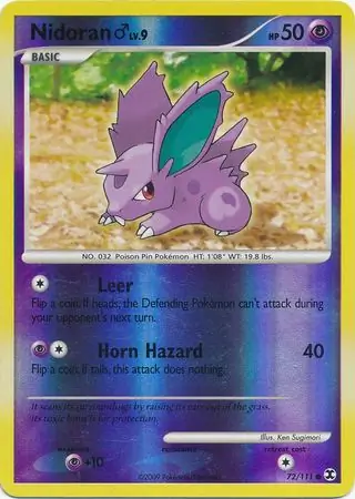 Nidoran M Reverse Holo 72 Normal