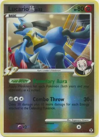 Lucario GL Reverse Holo 8