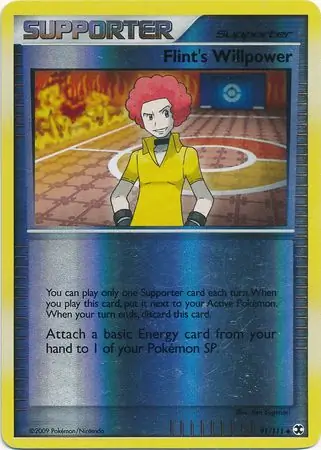 Flint's Willpower Reverse Holo 91 Normal