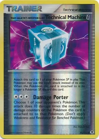 Team Galactic's Invention G-107 Technical Mach. G Reverse Holo 95