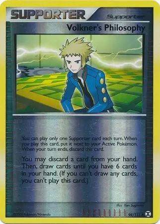 Volkner's Philosophy Reverse Holo 98 Normal