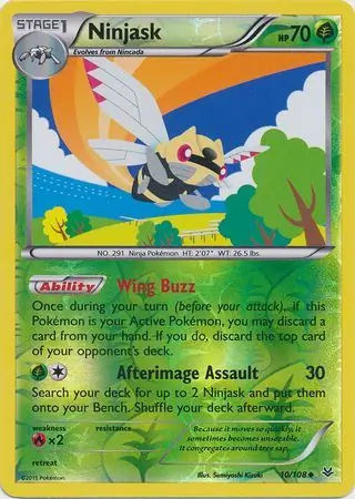 Ninjask Reverse Holo 10