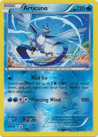 Articuno Reverse Holo 16 Normal