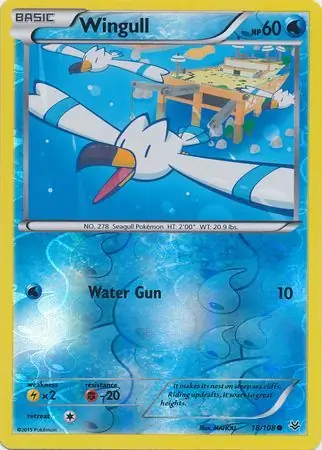 Wingull Reverse Holo 18 Normal