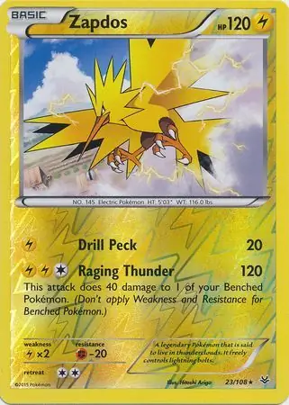 Zapdos Reverse Holo 23