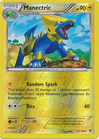 Manectric Reverse Holo 25