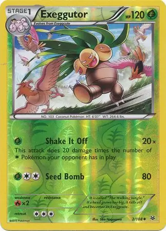 Exeggutor Reverse Holo 2 Normal