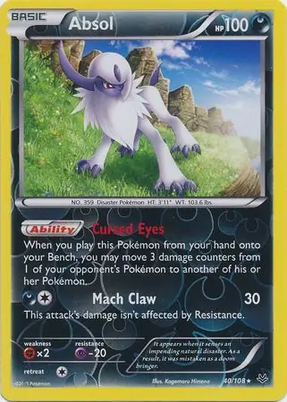 Absol Reverse Holo 40 Normal