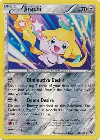 Jirachi Reverse Holo 42 Normal