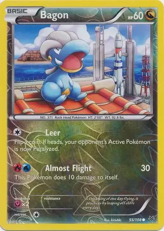 Bagon Reverse Holo 55 Normal