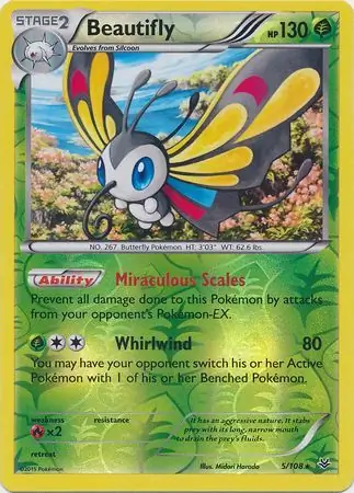Beautifly Reverse Holo 5