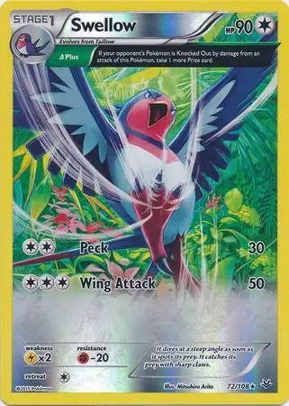 Swellow Reverse Holo 72