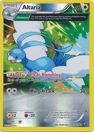 Altaria Reverse Holo 74 Normal