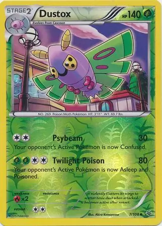 Dustox Reverse Holo 7 Normal