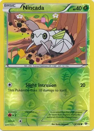 Nincada Reverse Holo 9 Normal