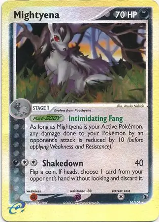 Mightyena Reverse Holo 10 Normal