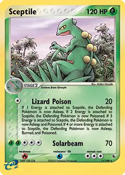 Sceptile Holo 11
