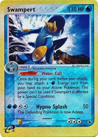 Swampert Reverse Holo 13 Normal