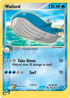 Wailord Holo 14 Normal
