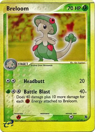 Breloom Reverse Holo 16