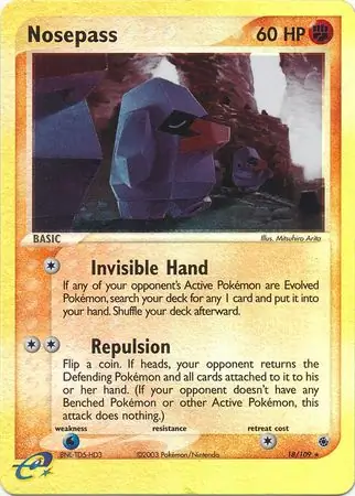 Nosepass Reverse Holo 18 Normal