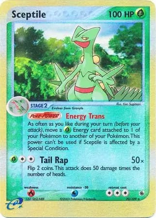 Sceptile Reverse Holo 20 Normal