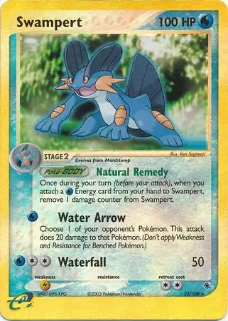 Swampert Reverse Holo 23 Normal