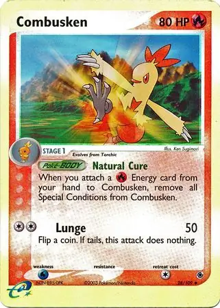 Combusken Reverse Holo 28 Normal