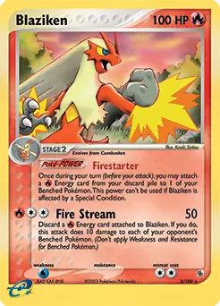Blaziken Holo 3 Normal