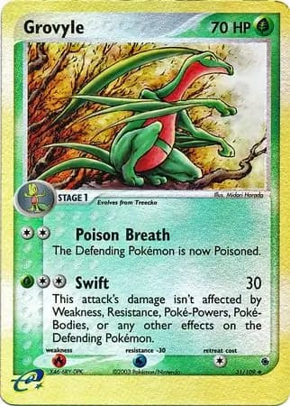 Grovyle Reverse Holo 31 Normal