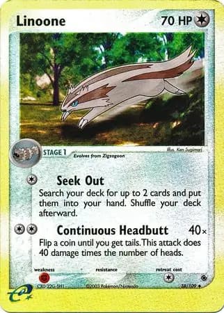 Linoone Reverse Holo 38