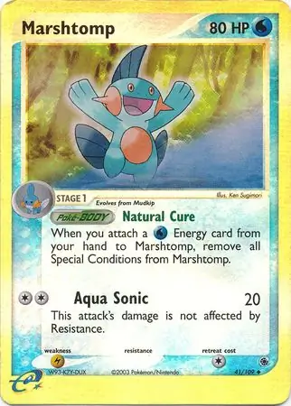 Marshtomp Reverse Holo 41 Normal