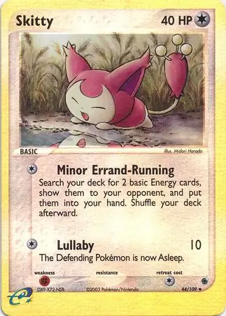 Skitty Reverse Holo 44 Normal