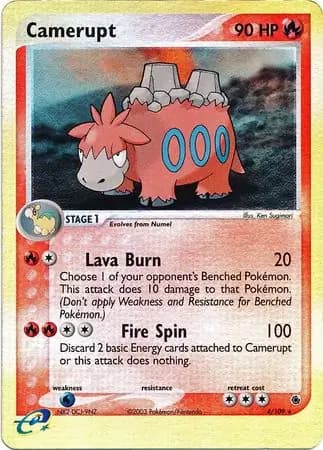 Camerupt Reverse Holo 4 Normal