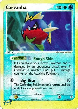 Carvanha Reverse Holo 51 Normal