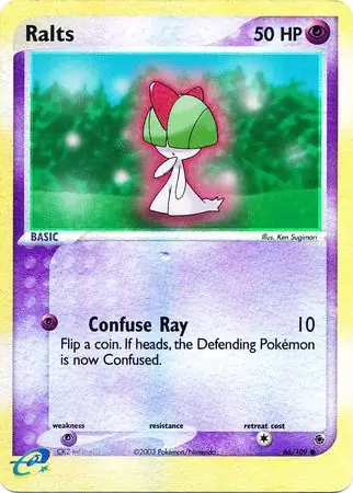 Ralts Reverse Holo 66 Normal