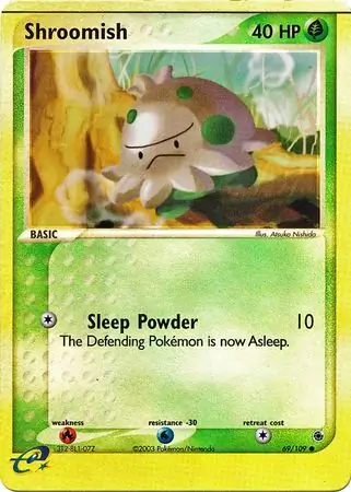 Shroomish Reverse Holo 69 Normal